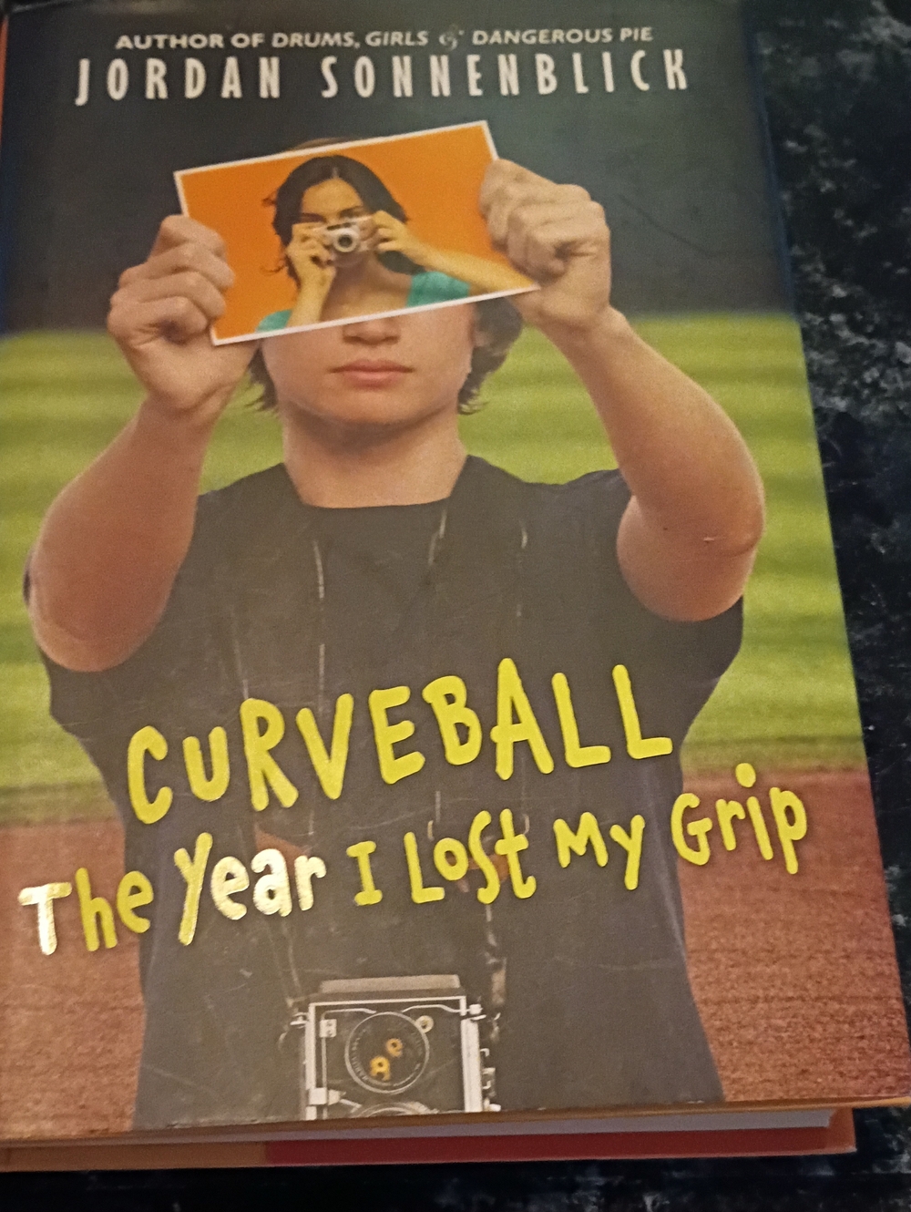 Curveball: The Year I Lost My Grip by Jordan Sonnenblick - Yellow Cover